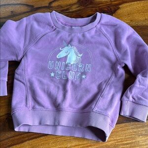 Gap unicorn sweatshirt
